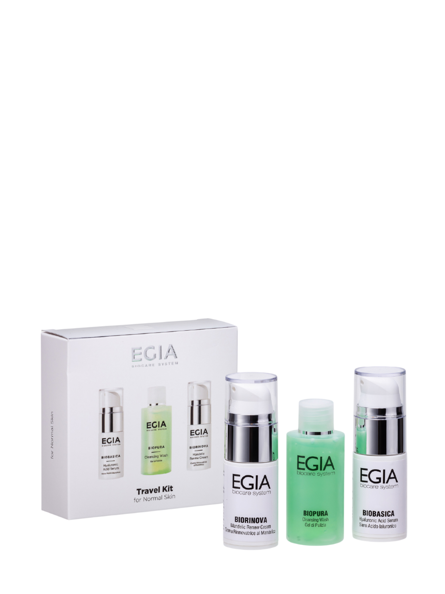 Дорожный набор для нормальной и сухой кожи, 15 мл, 15 мл, 50 мл