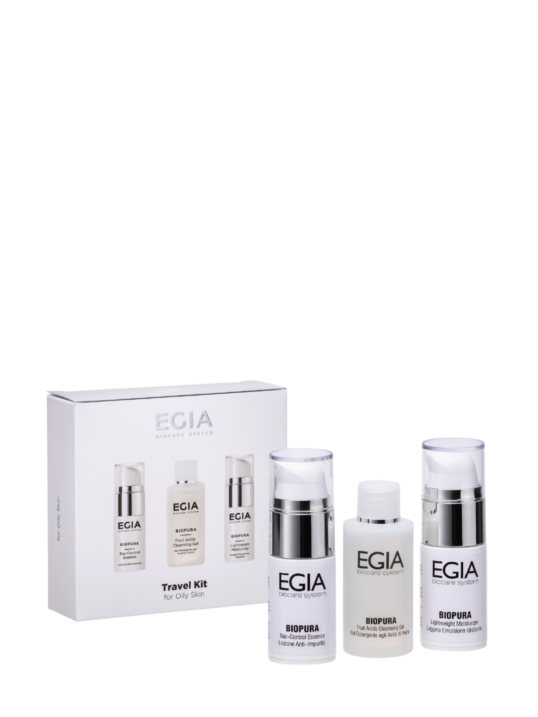 Дорожный набор для жирной и проблемной кожи, 15 мл, 15 мл, 50 мл